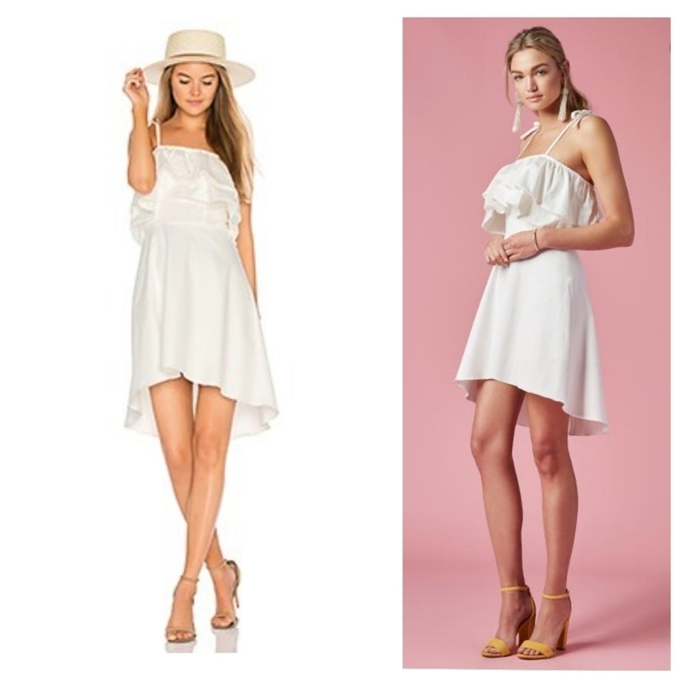 Revolve Devlin Kalena White Summer Dress